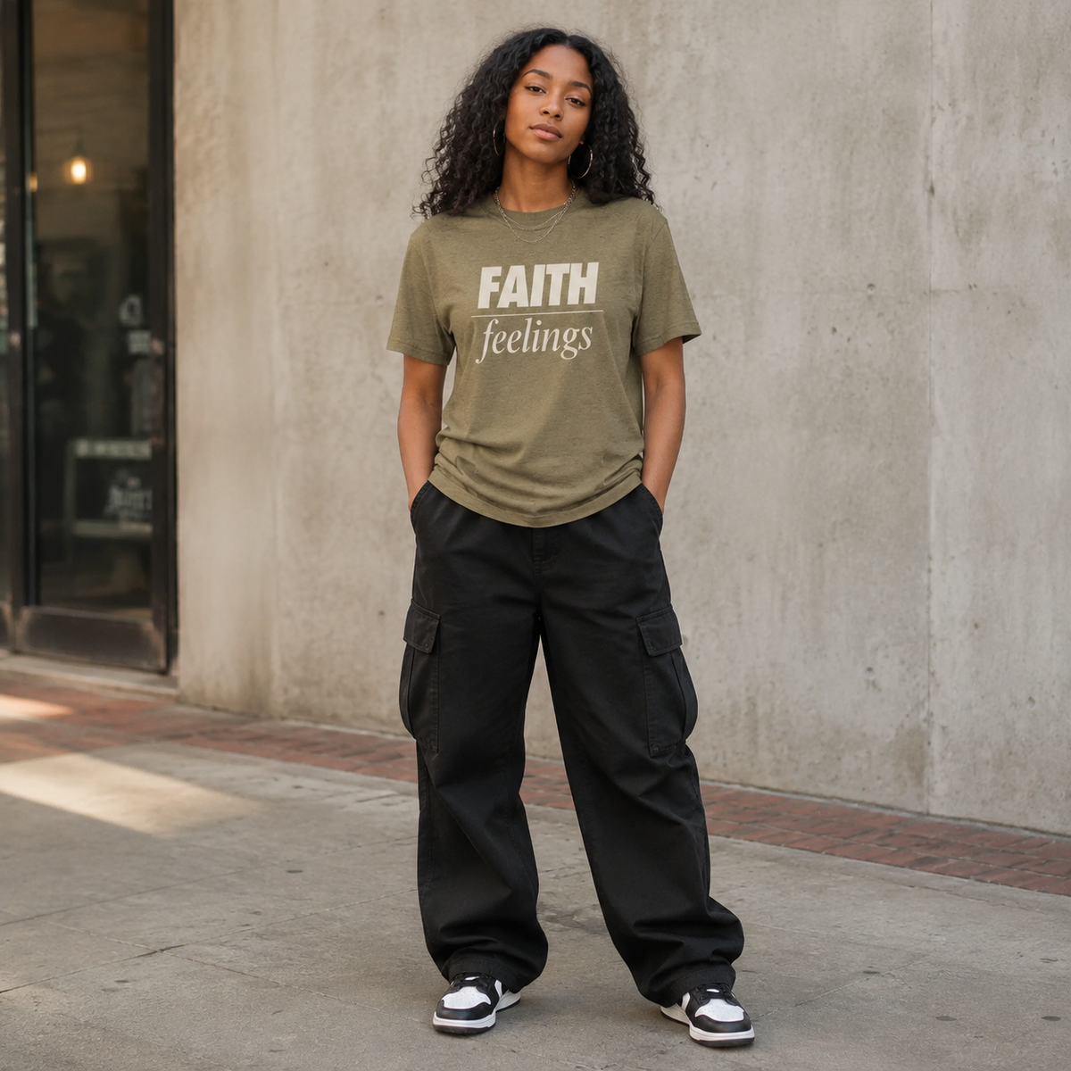 FAITH | feelings Short sleeve t-shirt