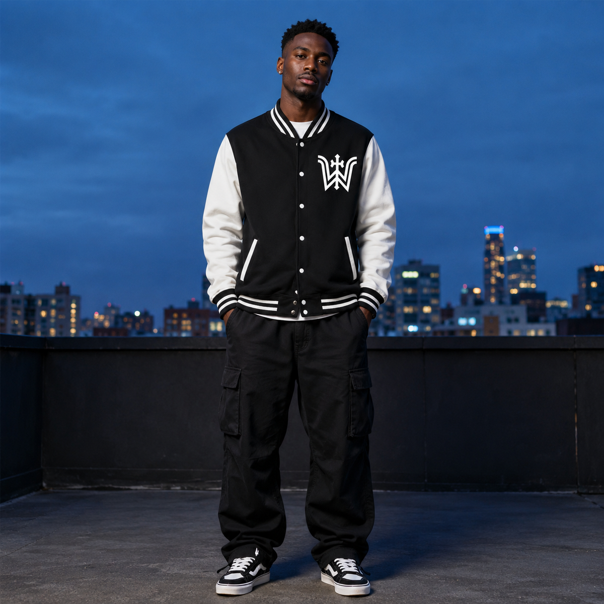 Heavyweight Emblem letterman jacket