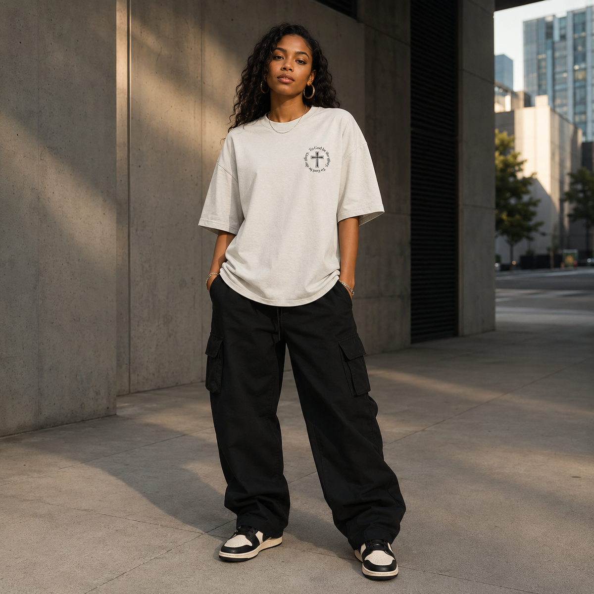 TGBTG Oversized faded t-shirt