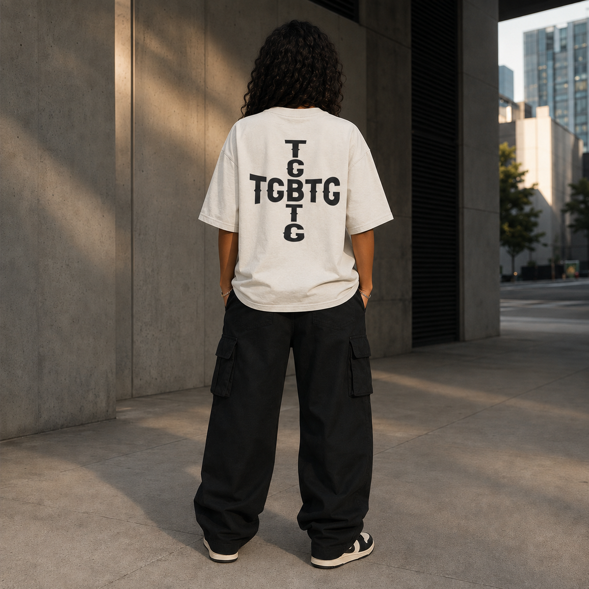 TGBTG Oversized faded t-shirt
